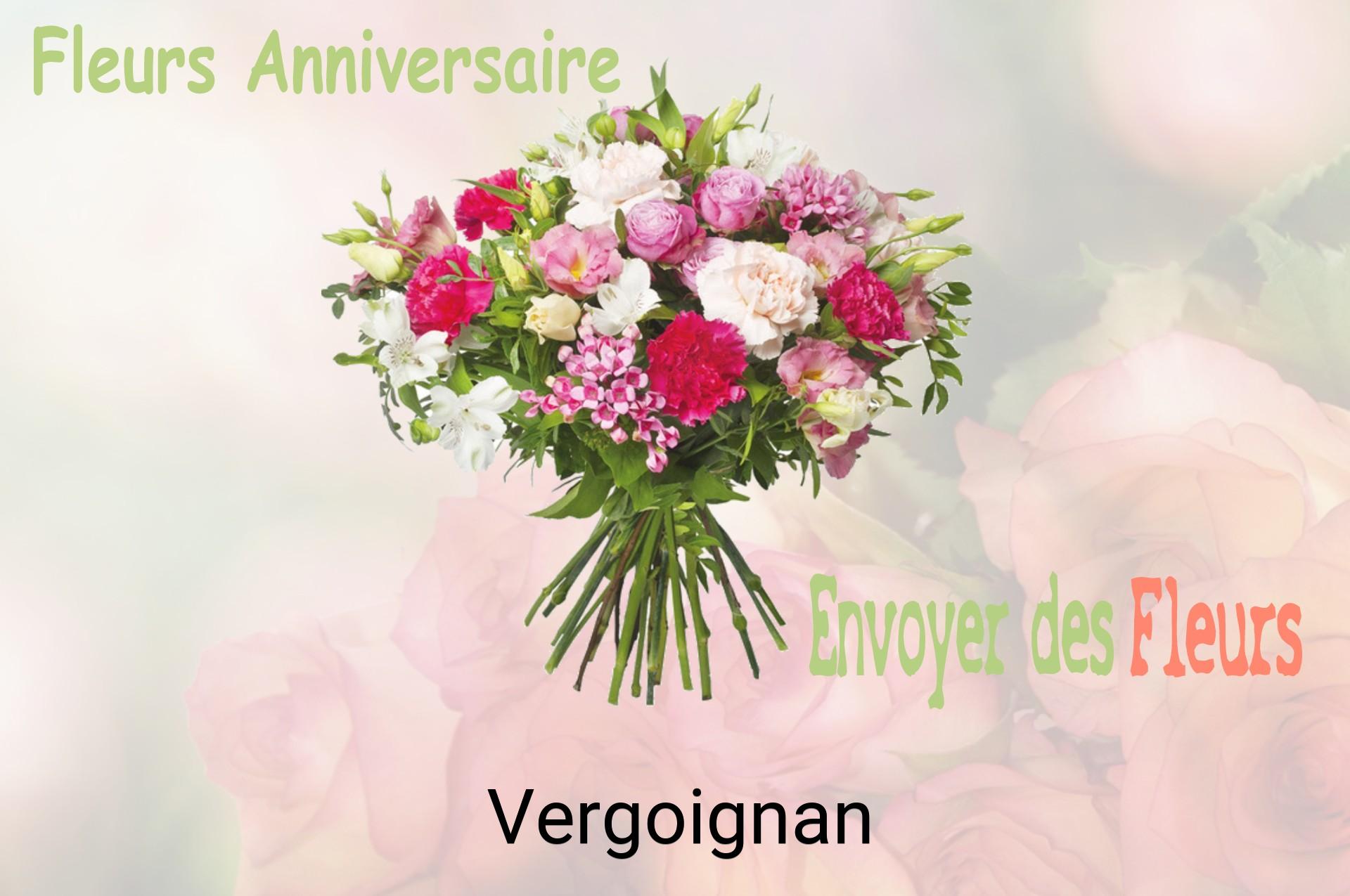 Bouquet de fleurs d’anniversaire livré à Vergoignan